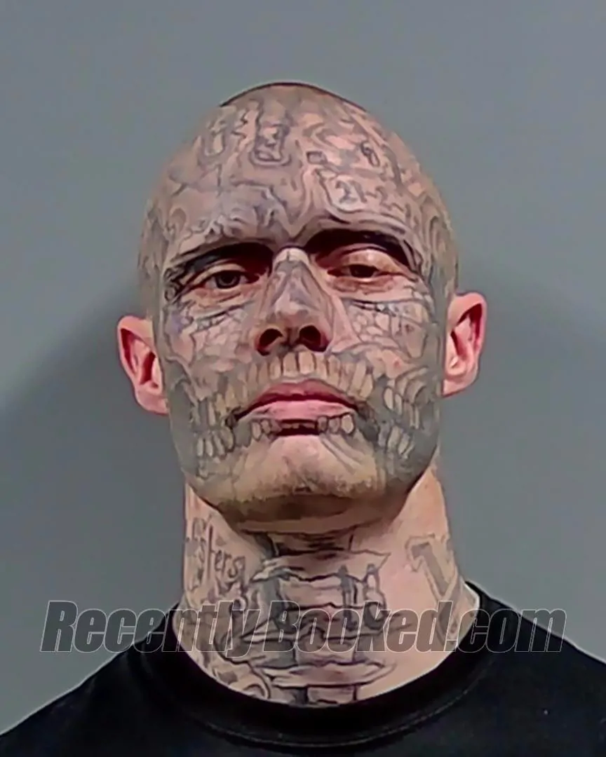 Booking photo from Escambia County, Florida