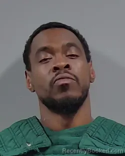 Mugshot of AARON LA'DURE DENNIS booked in Escambia County, Florida on March 15, 2026