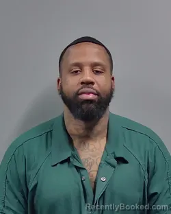 Mugshot of DEMONTRE LAKESSE RUSSELL booked in Escambia County, Florida on March 18, 2026