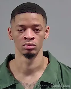 Mugshot of DEKARIO MALQUE THOMAS booked in Escambia County, Florida on March 25, 2026