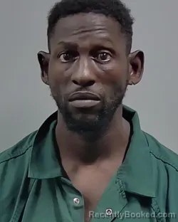 Mugshot of JEREMIAH ANTRON JAMES booked in Escambia County, Florida on April 16, 2026