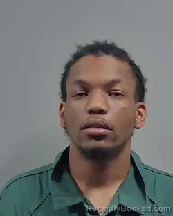 Mugshot of DETARIUS JEROME HUGHLEY booked in Escambia County, Florida on May 3, 2026