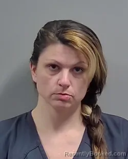 Mugshot of JESSICA LYNN ADERHOLD booked in Escambia County, Florida on May 5, 2026
