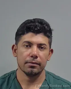 Mugshot of SANTOS ARIEL RIVERA URRUTIA booked in Escambia County, Florida on May 17, 2026