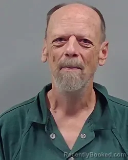 Mugshot of JOHN ERNEST SHRIVER booked in Escambia County, Florida on July 9, 2026