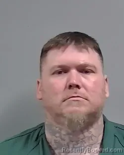 Mugshot of JARRED LOUIS MORGAN booked in Escambia County, Florida on July 13, 2026
