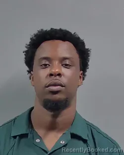 Mugshot of Jalen Kortez Crenshaw booked in Escambia County, Florida on August 9, 2026