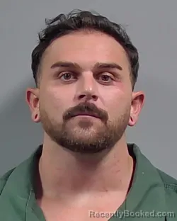 Mugshot of Stephen Ray Saldivar booked in Escambia County, Florida on August 9, 2026