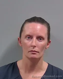 Mugshot of Megan Breann Lynch booked in Escambia County, Florida on August 10, 2026