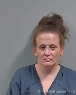 Mugshot of Megan Nicole Hill booked in Escambia County, Florida on August 12, 2026