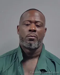 Mugshot of Marcus Jarmaine Williams booked in Escambia County, Florida on August 14, 2026