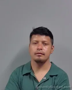 Mugshot of Edgar Fermin Alfaro Alvarado booked in Escambia County, Florida on August 14, 2026