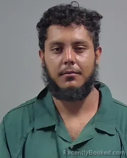 Mugshot of Juan Manual Elizondo Vazquez booked in Escambia County, Florida on August 23, 2026