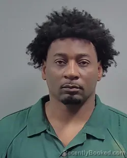 Mugshot of Travaris Jamal Stallworth booked in Escambia County, Florida on August 23, 2026