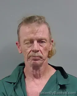Mugshot of Rodney Stewart Presley booked in Escambia County, Florida on August 23, 2026
