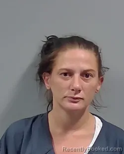 Mugshot of Amber Nichole Spivey booked in Escambia County, Florida on August 28, 2026