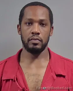 Mugshot of Brandon Donnell Davis booked in Escambia County, Florida on August 28, 2026