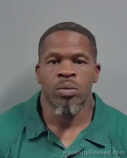 Mugshot of Derrick Terrell Richardson booked in Escambia County, Florida on August 31, 2026
