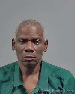 Mugshot of Garland Dwayne Johnson booked in Escambia County, Florida on August 31, 2026