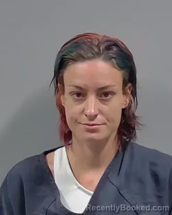 Mugshot of Adrianna Rose Markham booked in Escambia County, Florida on August 31, 2026