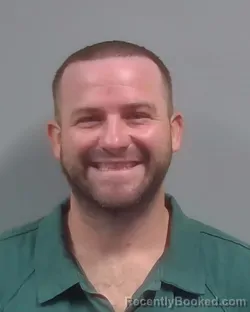 Mugshot of Brian Phillip Avirett booked in Escambia County, Florida on October 9, 2026