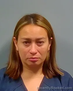 Mugshot of Katherin Carolina Caballero Candela booked in Escambia County, Florida on October 13, 2026