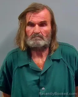 Mugshot of James Richard Bain booked in Escambia County, Florida on October 16, 2026
