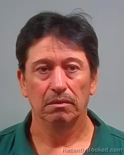 Mugshot of Eduardo Requena Sanchez booked in Escambia County, Florida on October 16, 2026