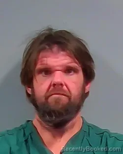 Mugshot of Dustin Shelby Smith booked in Escambia County, Florida on October 18, 2026