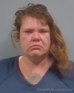 Mugshot of Bethany Amanda Lutz booked in Escambia County, Florida on October 19, 2026