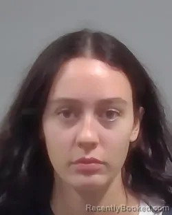 Mugshot of Sarah Rae Richardson booked in Escambia County, Florida on October 20, 2026
