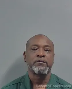 Mugshot of Augustus Kelly Simmons booked in Escambia County, Florida on October 22, 2026
