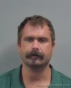 Mugshot of Joseph Franklin Wallace booked in Escambia County, Florida on October 22, 2026