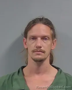 Mugshot of Aaron Joshua Wilkins booked in Escambia County, Florida on October 23, 2026