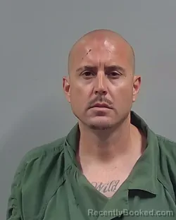 Mugshot of Brandon Michael Grover booked in Escambia County, Florida on October 24, 2026
