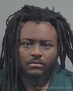 Mugshot of Ja'vontae Qashawn Manning booked in Escambia County, Florida on October 24, 2026