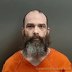 Mugshot of Jordan Daniel Brown booked in Grant County, Indiana on April 21, 2026