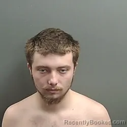 Mugshot of Jacob Sullivan booked in Grant County, Indiana on July 6, 2026