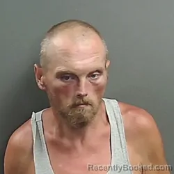 Mugshot of Mark David Shoffner booked in Grant County, Indiana on August 4, 2026
