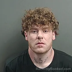 Mugshot of Dilion Lee Miller booked in Grant County, Indiana on August 17, 2026