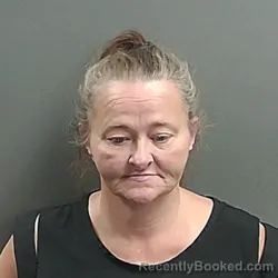 Mugshot of Candy Sue Mahathy booked in Grant County, Indiana on August 18, 2026