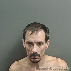 Mugshot of Shane Eugene Curtis booked in Grant County, Indiana on August 24, 2026