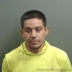 Mugshot of Jose Flores Vazquez booked in Grant County, Indiana on August 26, 2026
