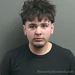 Mugshot of Jahir Alvarez booked in Grant County, Indiana on September 13, 2026