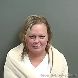 Mugshot of Casey Renee Goble booked in Grant County, Indiana on October 3, 2026