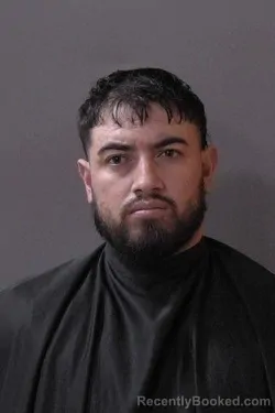 Mugshot of Cristofer Galvan Veja booked in Hamilton County, Indiana on March 23, 2026