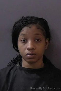 Mugshot of Riyana Vernai Frazier booked in Hamilton County, Indiana on April 13, 2026