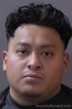 Mugshot of Gaspar Cuahuizo-Cayetano booked in Hamilton County, Indiana on July 12, 2026