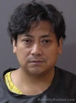 Mugshot of Wiliam Otoniel Lopez Sipac booked in Hamilton County, Indiana on July 15, 2026