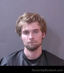 Mugshot of Logan Daniel Mitchell booked in Hamilton County, Indiana on August 29, 2026